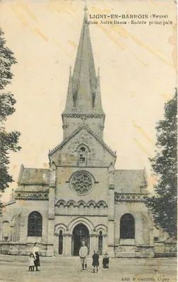 Ligny-en-Barrois (Meuse) — Igreja de Nossa Senhora, entrada principal — Edit P. Gettliffe Ligny