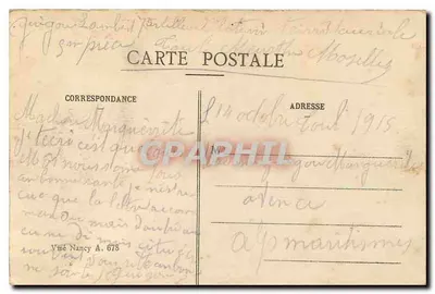 Toul - Um canto do Claustro da Catedral — Gardolle e Briquet, editores, Toul — Verso