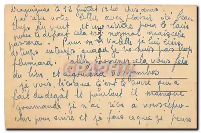 Draguignan - Vista panorâmica em direção ao Colégio de Meninas (F. e B. Ronta - n°85) — Verso