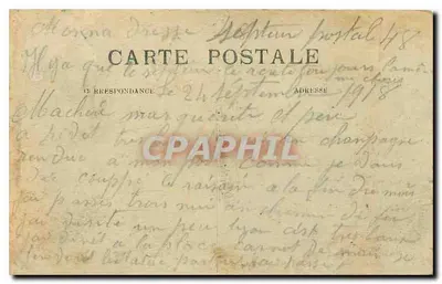 LYON — Palácio da Bolsa — Carrière, edição (modelo depositado) — Verso