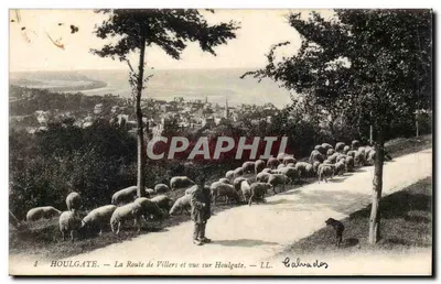 Houlgate — A Estrada de Villers e vista de Houlgate — LL. Calvados