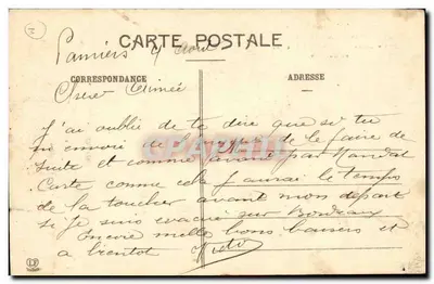 L'Ariège - Montségur - Um rebanho nos Paturages do Castelo — Fototipo Lacombe, Toulouse — Verso