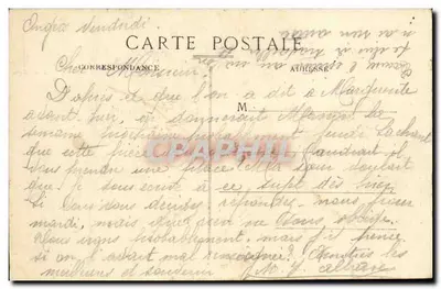 Angers — Ogólny widok ogrodu botanicznego — Przylot samolotów nad Saumur — L. V., pbot. — Rewers