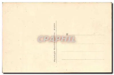 Angers — Jardin des Plantes — Wyspa Łabędziów — L.V. fot. — Rewers