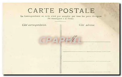 Cartolina d'epoca Marsiglia La Corniche — Verso