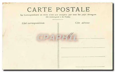 Bilhete postal antigo La Baule — Verso