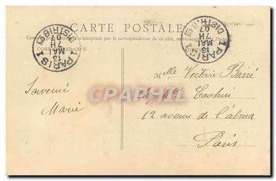 Étampes — Torre de Guinette — B.E.F., Paris, n°28 — Verso