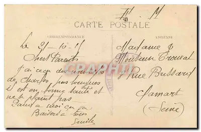 Dijon — Zamek Wody Darcy — wydawca R.D. nr 98 — Rewers