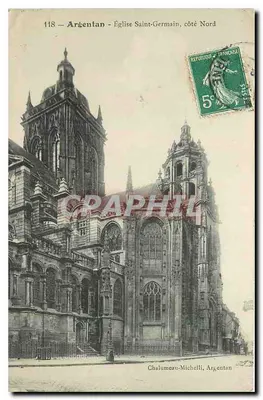 Argentan - Igreja de São Germain, lado norte — Chalumeau-Michelli, Argentan, n°118
