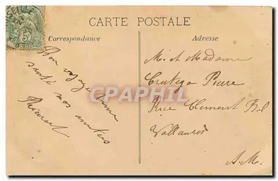Aix en Provence — Binnenkant van het Monument Sec (n° 1) — uitgever niet geïdentificeerd — Achterkant