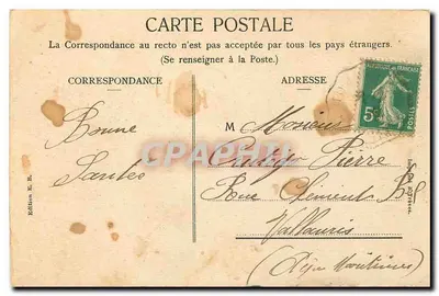 Marseille - O Parque Borély e o Museu — Edição E. B. — Verso