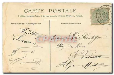 Marseille — La Bourge en het plein — Uitgave C. Marlière — Achterkant