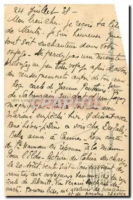 Most St-Louis — granica francusko-italijska — Wydawca: M. de Jardie, Menton, nr 87 — Rewers