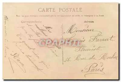 Duas rosas vermelhas — texto 'Bonne Fête' — editor Swan, n° 827 — Verso