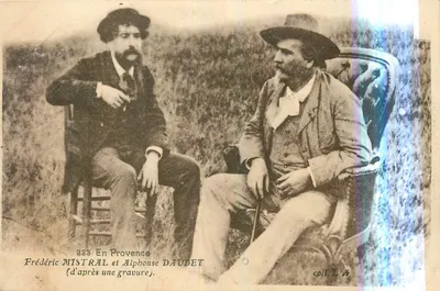 Frédéric Mistral e Alphonse Daudet — Em Provença — coll. L.A.