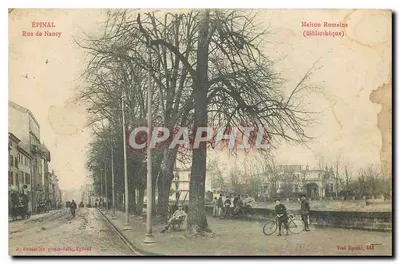 Épinal — Rue de Nancy — Maison Romaine (Bibliothèque) — A. Bonnailier photo-édite, Épinal