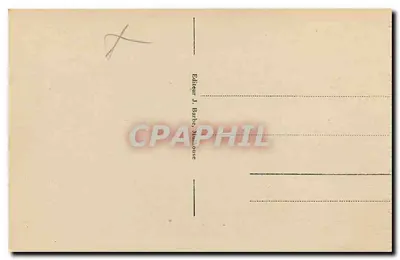 Mulhouse - La Stazione delle Poste e il Canale — editore J. Barbé, Mulhouse, n°4 — Verso