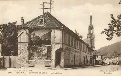Thann — Faubourg do Reno — O Luxhof — Edição M. Girod Selecta