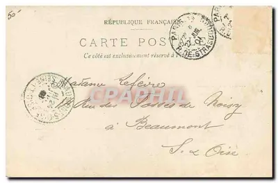 Les Balanéneries — 14 de julho de 1901 — editor não identificado — Verso