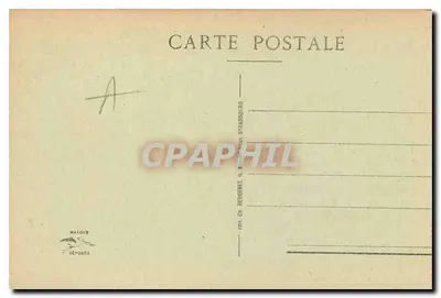 Mulhouse — Rue de Colmar — widok miejski — wydawca Bergeret, Strasbourg, nr 14 — Rewers