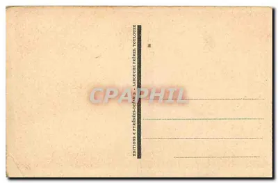 Bilhete postal antigo Casa de Convalescência Louise de Marillac Quarto das Pequenas — Verso