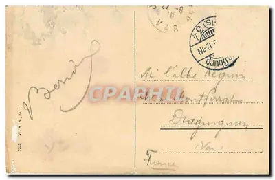 Strasbourg — Katedra — widok fasady i strzałki — wydawca W. S. S. Lü. — Rewers