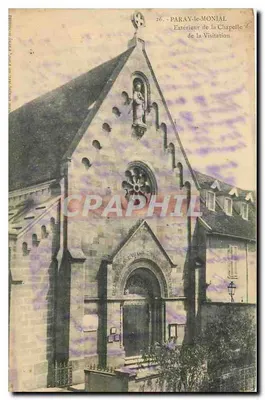 Paray-le-Monial — Exterior da Capela da Visitação — editor anônimo, n° 26