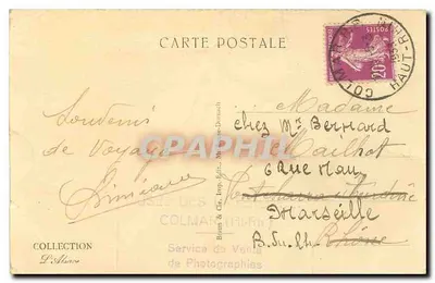 Colmar — Dom Pfister — Braun & Cie, Wydawca, Colmar (Haut-Rhin) — Rewers