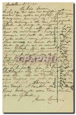 Marsiglia — La Passe du Vieux Port — LL, n° 194 — Verso