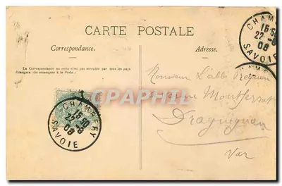 Chambéry — La Croix du Nivolet — Éditeur Loteleur, n°280 — Verso