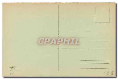 Thann - Aspecto da Estação durante a guerra — Editor: Ch. B. Thann, n°16 — Verso