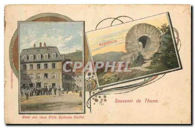 Hotel das Duas Chaves Alphonse Stoffel — Engelsburg — Lembrança de Thann