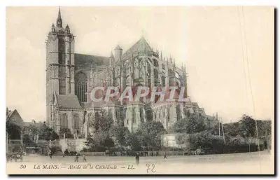 Le Mans — Abside da Catedral — LL. 72
