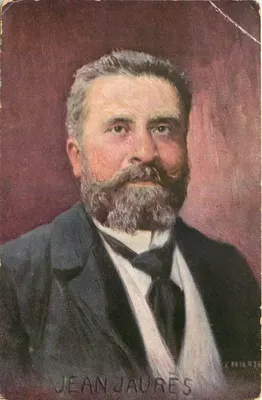 Jean Jaurès — retrato — editor Kreiesta