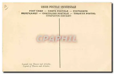 Escola Italiana — História de Teseu e Ariadne — Museu de Longchamp, Marselha — Verso
