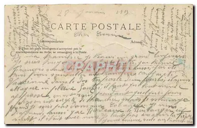PARIS — Promenade no Bois de Boulogne — E.L.D. — Verso