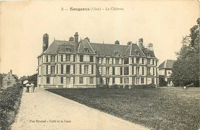 Sonceons (Oise) - O Castelo — Van Brussel - Café da Estação, n°3
