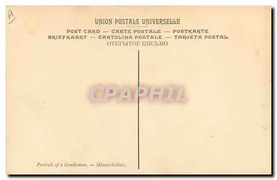 P. Puget — Retrato de Homem — Museu de Longchamp — Marselha — Verso