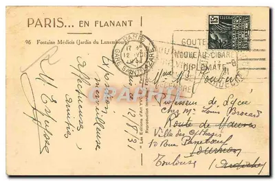 Fontaine Médicis — Jardin du Luxembourg — Les Éditions d'Art YVC — Reverso