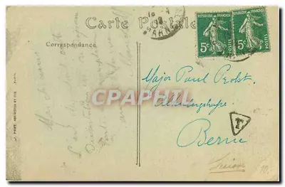 Bombardeio de Reims pelos Alemães, em 19 de setembro de 1914 — A cúpula do teatro — Édition Georges, Paris N° 54 — Verso