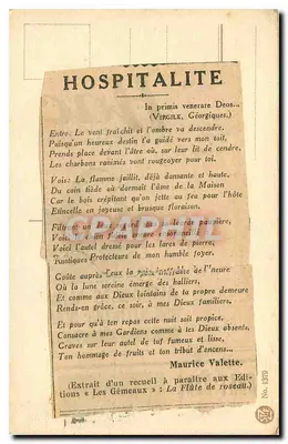 Arranjo de flores coloridas — R.A. Footer — Éditions Les Gémeaux, No 179 — Verso