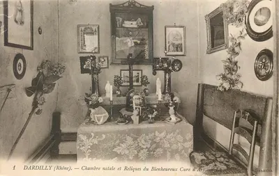 Dardilly (Rhône) — Quarto natal e Relíquias do Bem-aventurado Curé d'Ars — Selecta