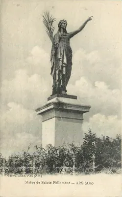 Estátua de Santa Filomena — ARS (Ain) — Vernu, fot. Ars (Ain)