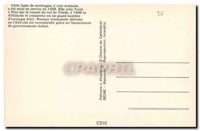 Rekonstrukcja mostu nad Scarrasse — Pełny ramsz — Linia Nice - Conflans — Rewers