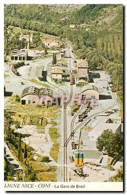 Linha Nice - Coni - A Estação de Breil — Editor J. Chausseil, n° 06240