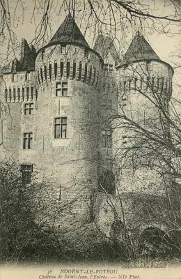 Castelo de Saint-Jean, a Entrada — Nogent-le-Rotrou — Edição Jules Renoult
