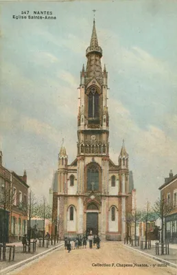 Igreja de Santa Ana — Nantes — Coleção F. Chapeau, 9º milhar