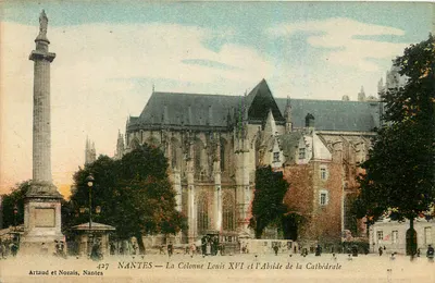 NANTES — A Coluna de Luís XVI e a Abside da Catedral — Artaud e Nozais, n°427