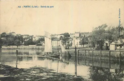 Pornic (L.-Inf.) - Entrada do porto — St-Nazaire, editor Pillorget, n° 177