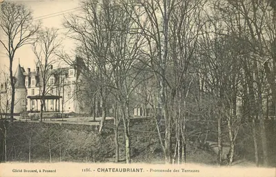 Châteaubriant - Promenade das Terrasses — Cliché Drouard, à Pouancé, n° 1186